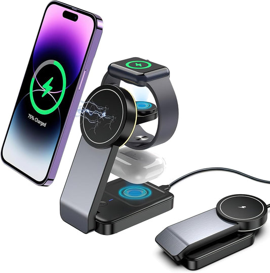 Cargador inalámbrico para dispositivos Apple