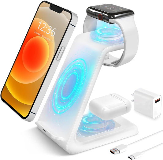 Cargador Inalámbrico 3en1