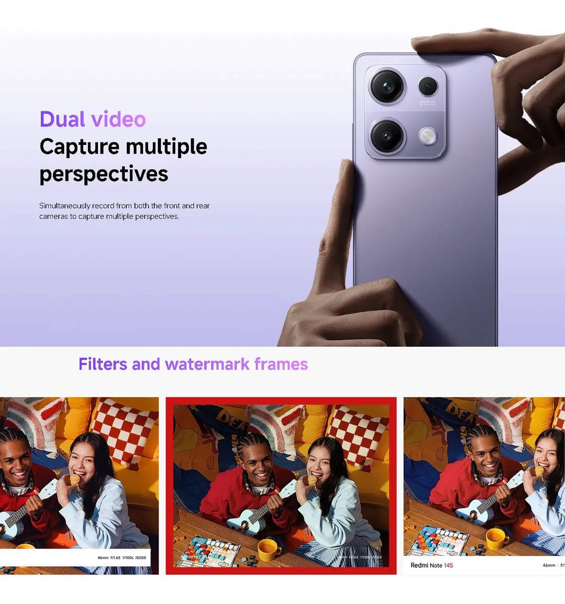 Xiaomi Redmi Note 14s Purpura